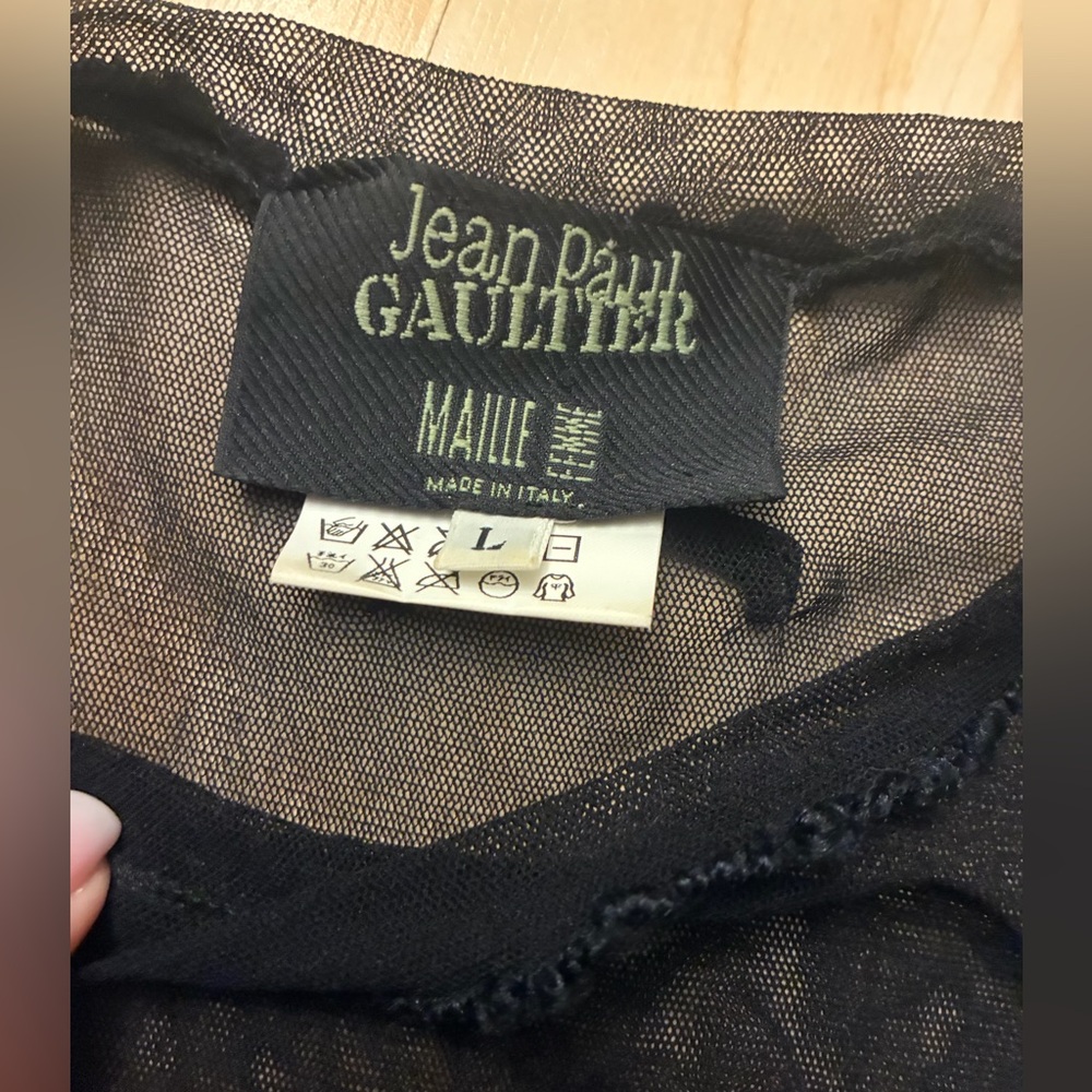ARCHIVAL JPG MAILLE STRIPED MESH TOP - Picture 10 of 11